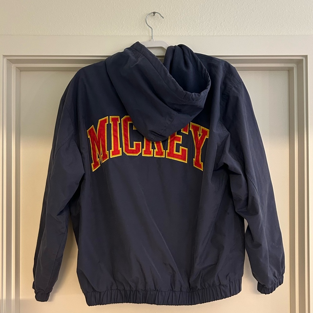 Vintage Walt Disney World Mickey Mouse Zip-Up Jacket/Windbreaker (Unisex) - Picture 2 of 5